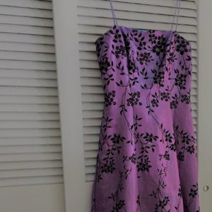 Long Purple-Blue Shifting dress